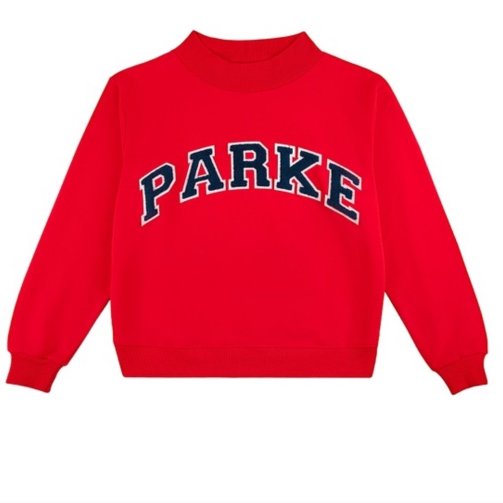 ISO RED PARKE SWEATSHIRT - doesn’t have to be this exact one just red!